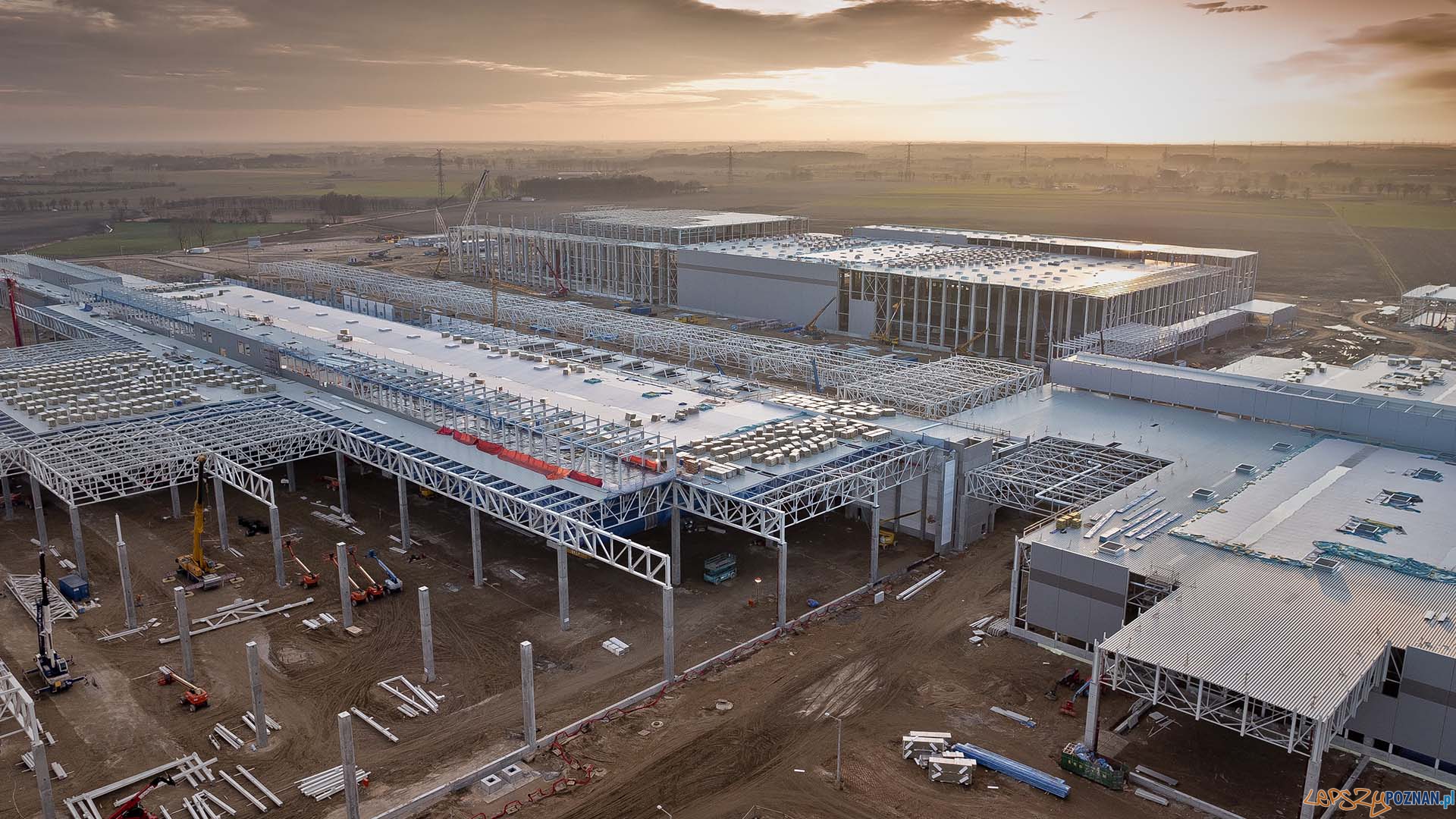 Budiowa fabryki Volkswagena pod Wrześnią Foto: Budiowa fabryki Volkswagena pod Wrześnią Foto: