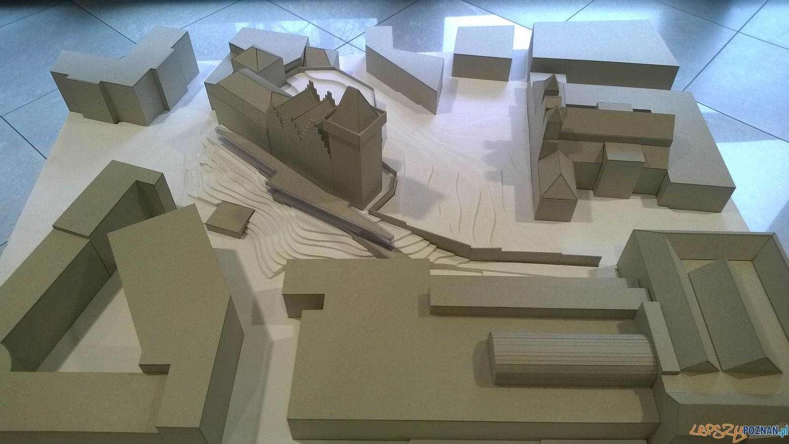 Makieta zagospodarowania terenów wokół Zamku Królewskiego (3) Foto: Makieta zagospodarowania terenów wokół Zamku Królewskiego (3) Foto: