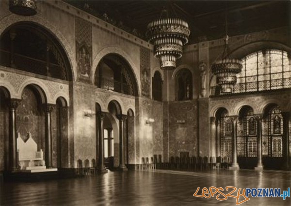 Zamek - sala tonowa ok 1929 r. Foto: materiały informacyjne CK Zamek Zamek - sala tonowa ok 1929 r. Foto: materiały informacyjne CK Zamek