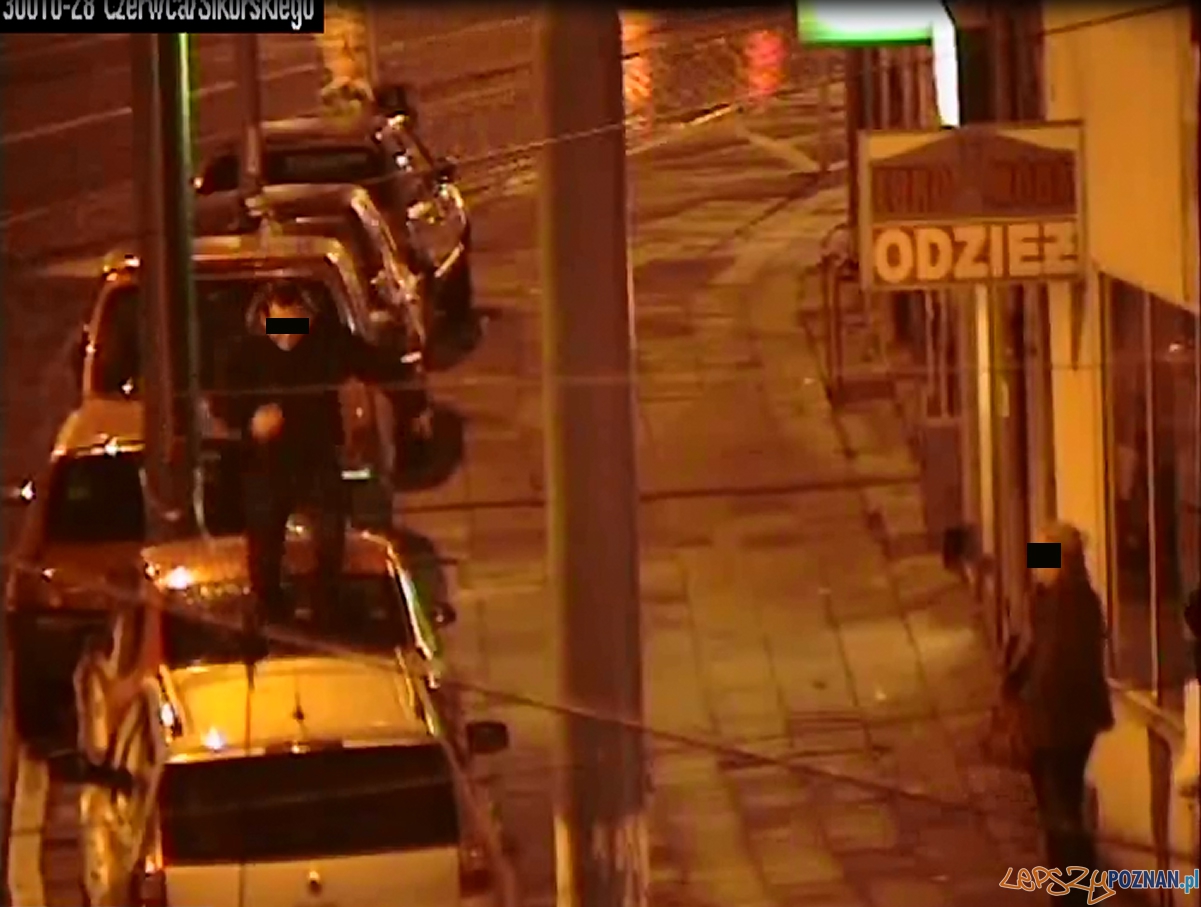 Kadr z monitoringu Foto: Straż Miejska - monitoring Kadr z monitoringu Foto: Straż Miejska - monitoring