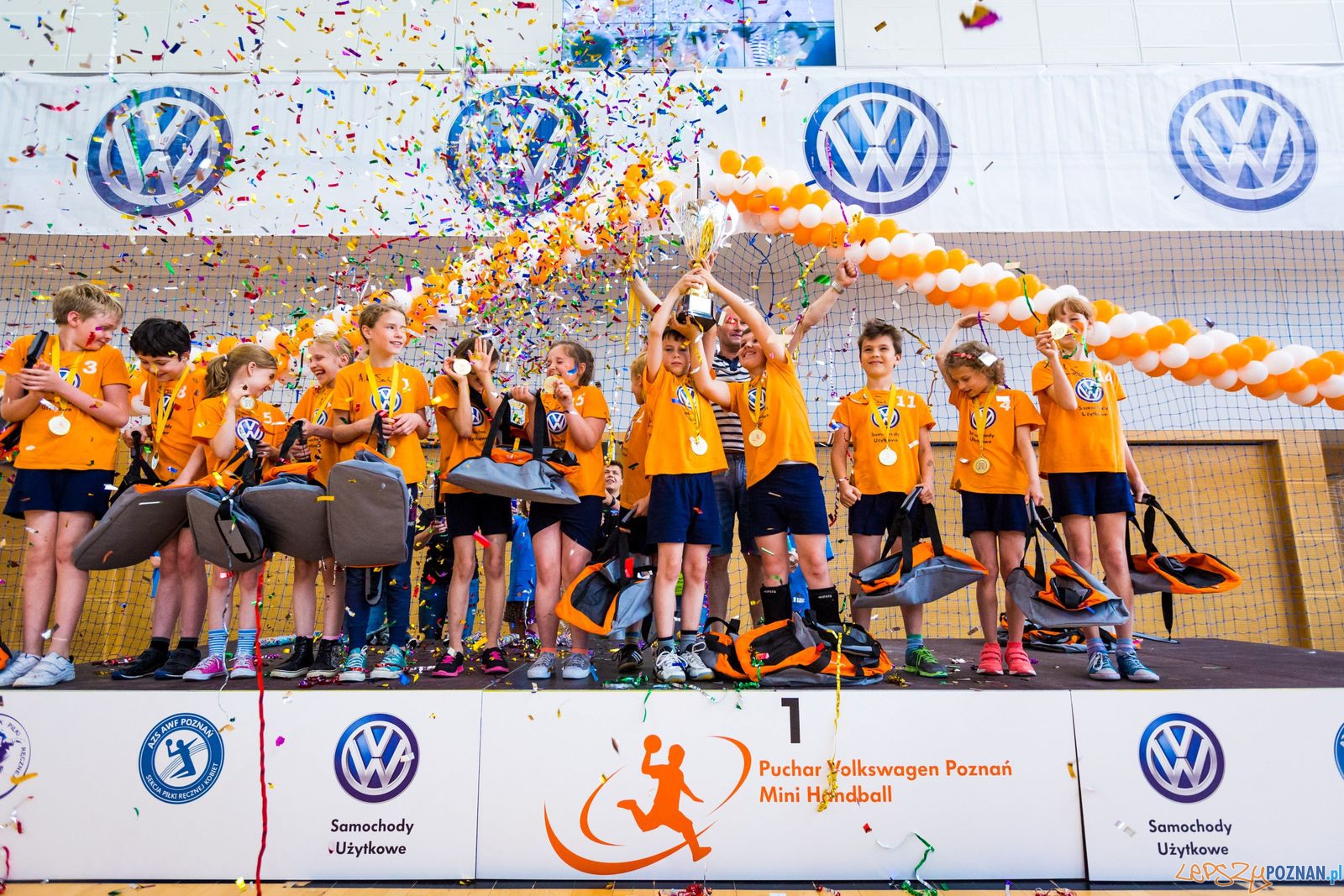 Mini handball - zwycięzcy Foto: VW Mini handball - zwycięzcy Foto: VW