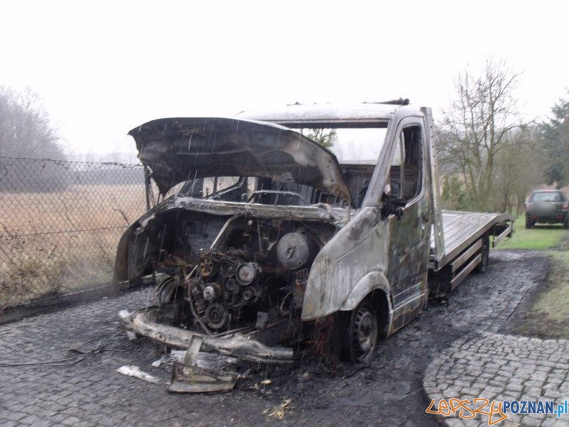 Podpalone lawety Foto: KWP Podpalone lawety Foto: KWP