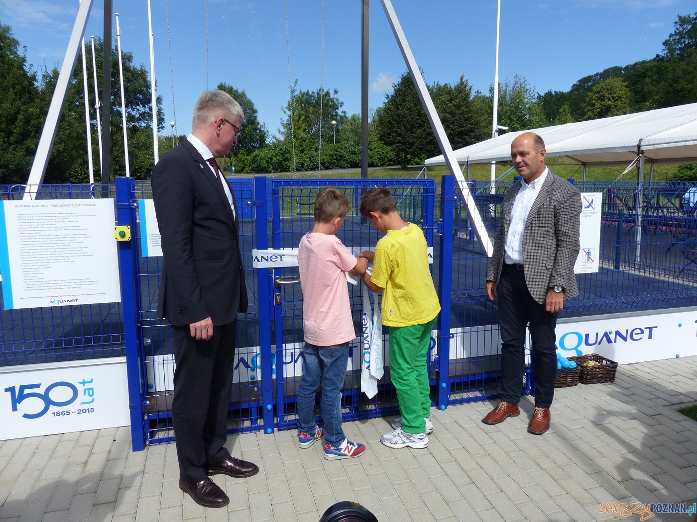 Otwarcie huśtawki nad Maltą Foto: Aquanet Otwarcie huśtawki nad Maltą Foto: Aquanet