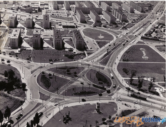 Rondo Rataje lata 70.te Foto: internet Rondo Rataje lata 70.te Foto: internet