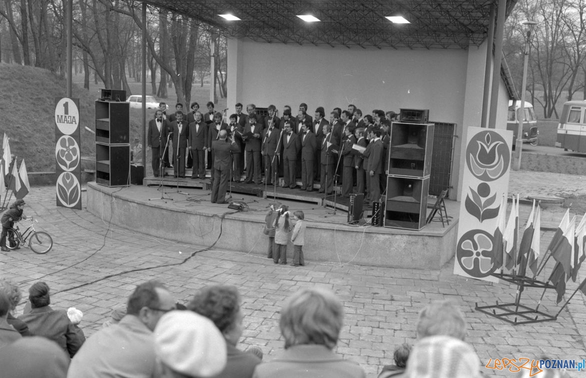 Park Tysiaclecia Amfiteatr 1.05.1978  Foto: Cyryl