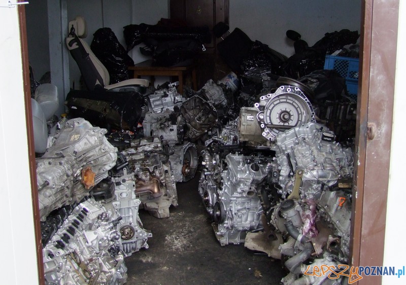 Handlował kradzionymi częściami samochodowymi Foto: KW POLICJI W POZNANIU Handlował kradzionymi częściami samochodowymi Foto: KW POLICJI W POZNANIU