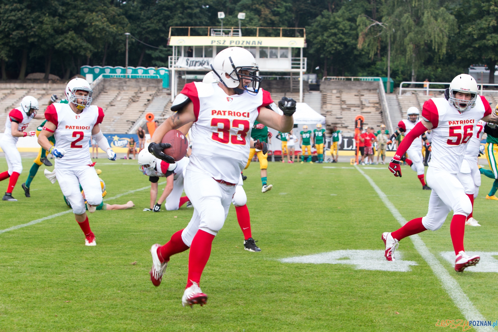 Patrioci Poznań – Bydgoszcz Archers Foto: lepszyPOZNAN.pl / Piotr Rychter Patrioci Poznań – Bydgoszcz Archers Foto: lepszyPOZNAN.pl / Piotr Rychter
