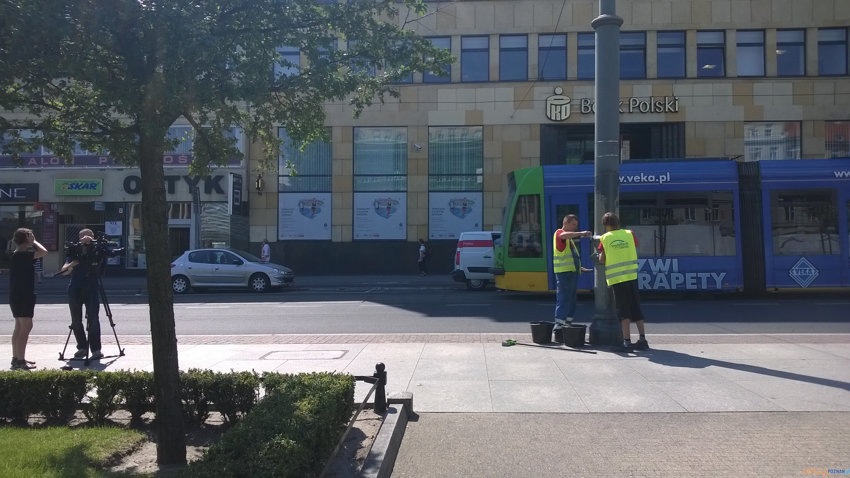 Usuwania plakatów Foto: TD Usuwania plakatów Foto: TD