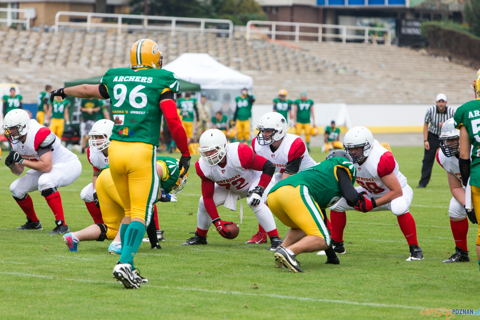 Patrioci Poznań – Bydgoszcz Archers Foto: lepszyPOZNAN.pl / Piotr Rychter Patrioci Poznań – Bydgoszcz Archers Foto: lepszyPOZNAN.pl / Piotr Rychter