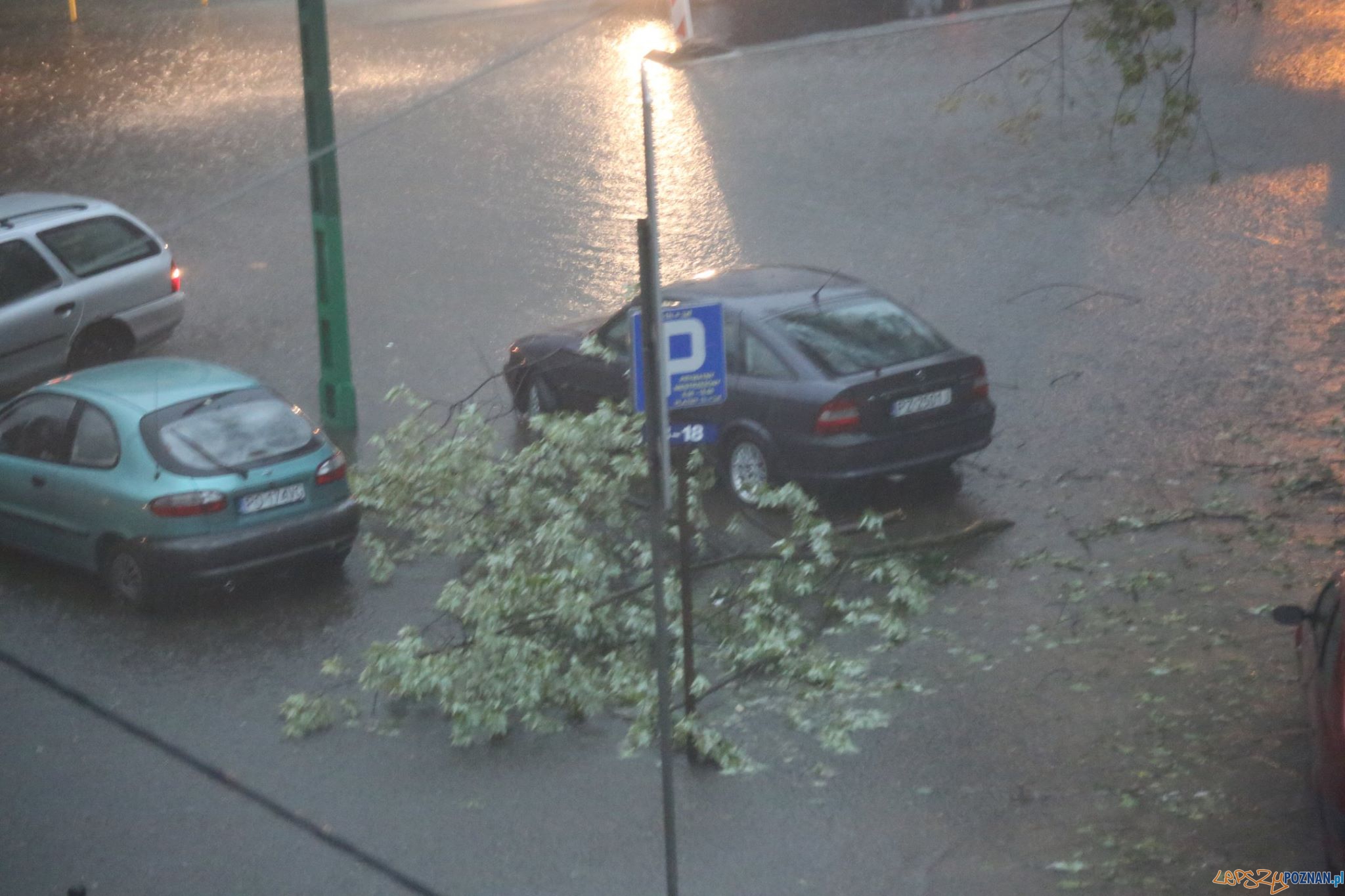 Utrudnienia po nawałnicy Foto: Maciej Włodarczyk Utrudnienia po nawałnicy Foto: Maciej Włodarczyk