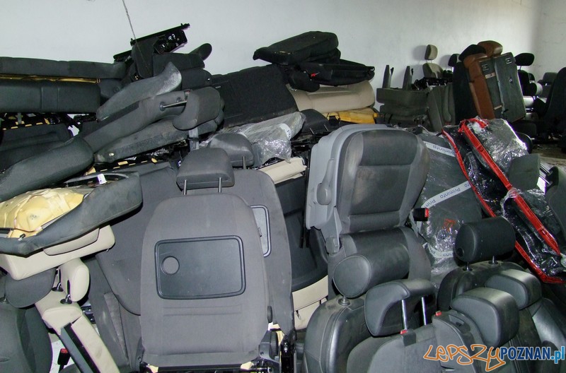 Handlował kradzionymi częściami samochodowymi Foto: KW POLICJI W POZNANIU Handlował kradzionymi częściami samochodowymi Foto: KW POLICJI W POZNANIU