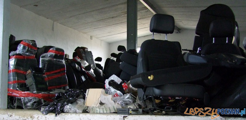 Handlował kradzionymi częściami samochodowymi Foto: KW POLICJI W POZNANIU Handlował kradzionymi częściami samochodowymi Foto: KW POLICJI W POZNANIU