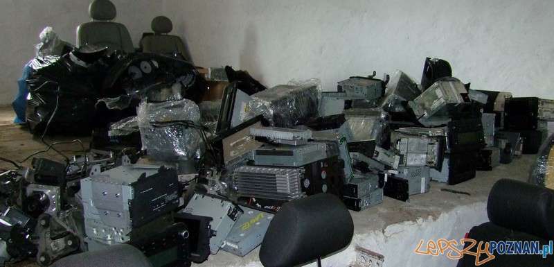 Handlował kradzionymi częściami samochodowymi Foto: KW POLICJI W POZNANIU Handlował kradzionymi częściami samochodowymi Foto: KW POLICJI W POZNANIU