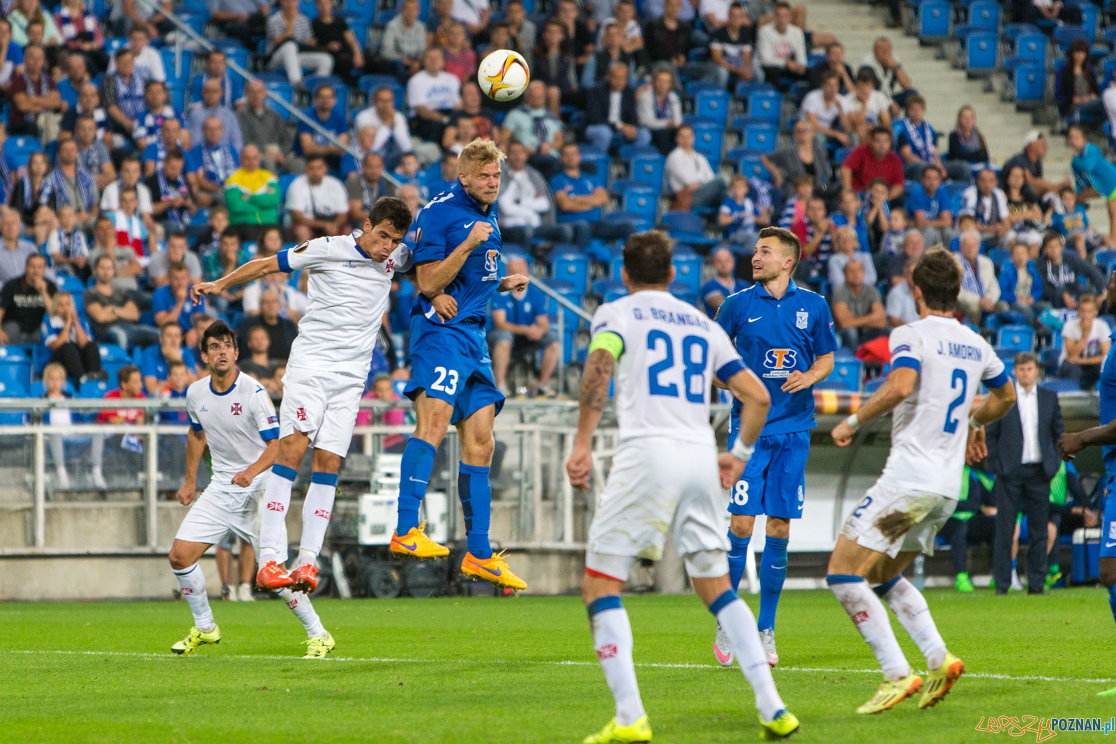 Mecz fazy grupowej Ligi Europy - KKS Lech Poznań - Os Belenense Foto: lepszyPOZNAN.pl / Piotr Rychter Mecz fazy grupowej Ligi Europy - KKS Lech Poznań - Os Belenense Foto: lepszyPOZNAN.pl / Piotr Rychter