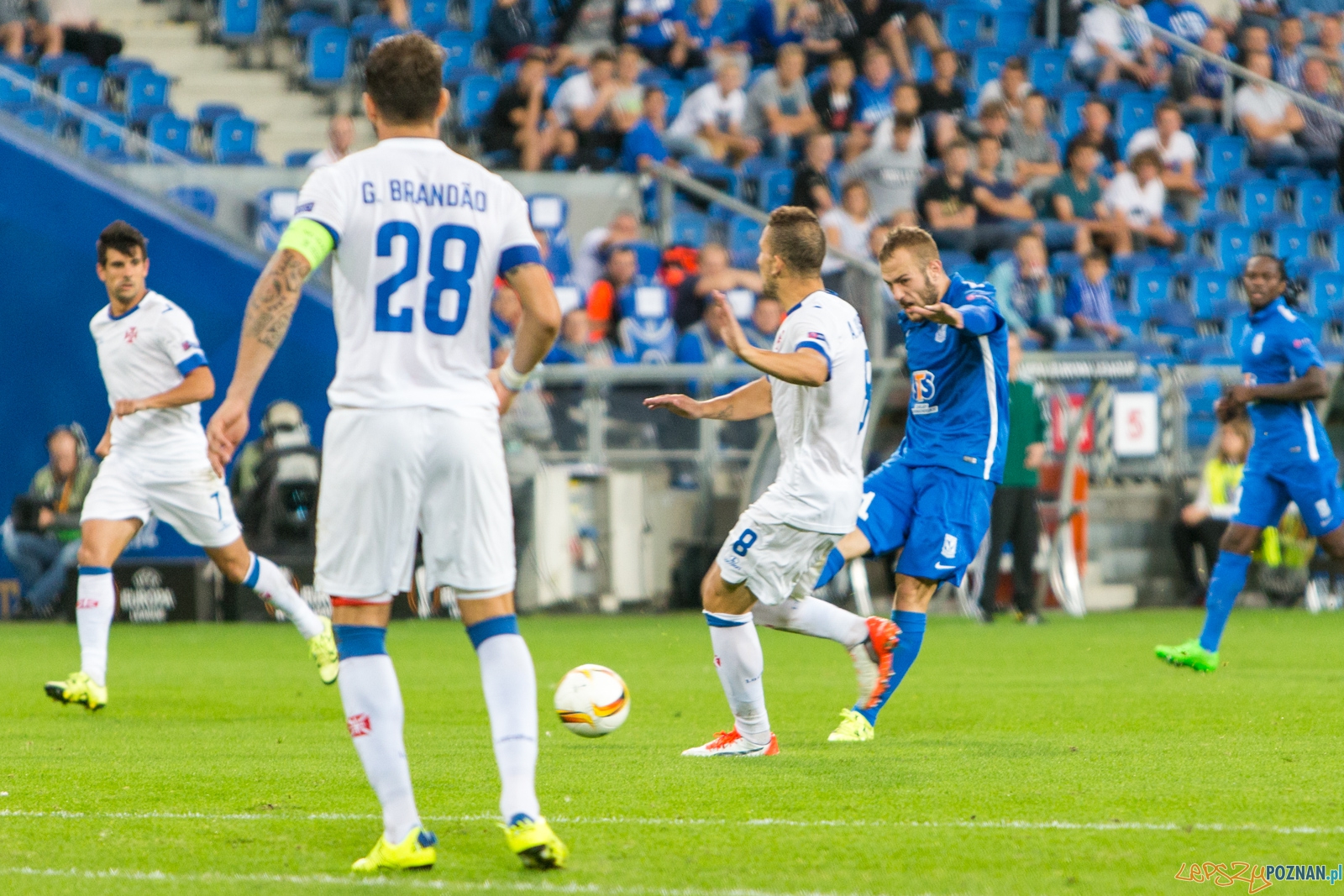 Mecz fazy grupowej Ligi Europy - KKS Lech Poznań - Os Belenense Foto: lepszyPOZNAN.pl / Piotr Rychter Mecz fazy grupowej Ligi Europy - KKS Lech Poznań - Os Belenense Foto: lepszyPOZNAN.pl / Piotr Rychter