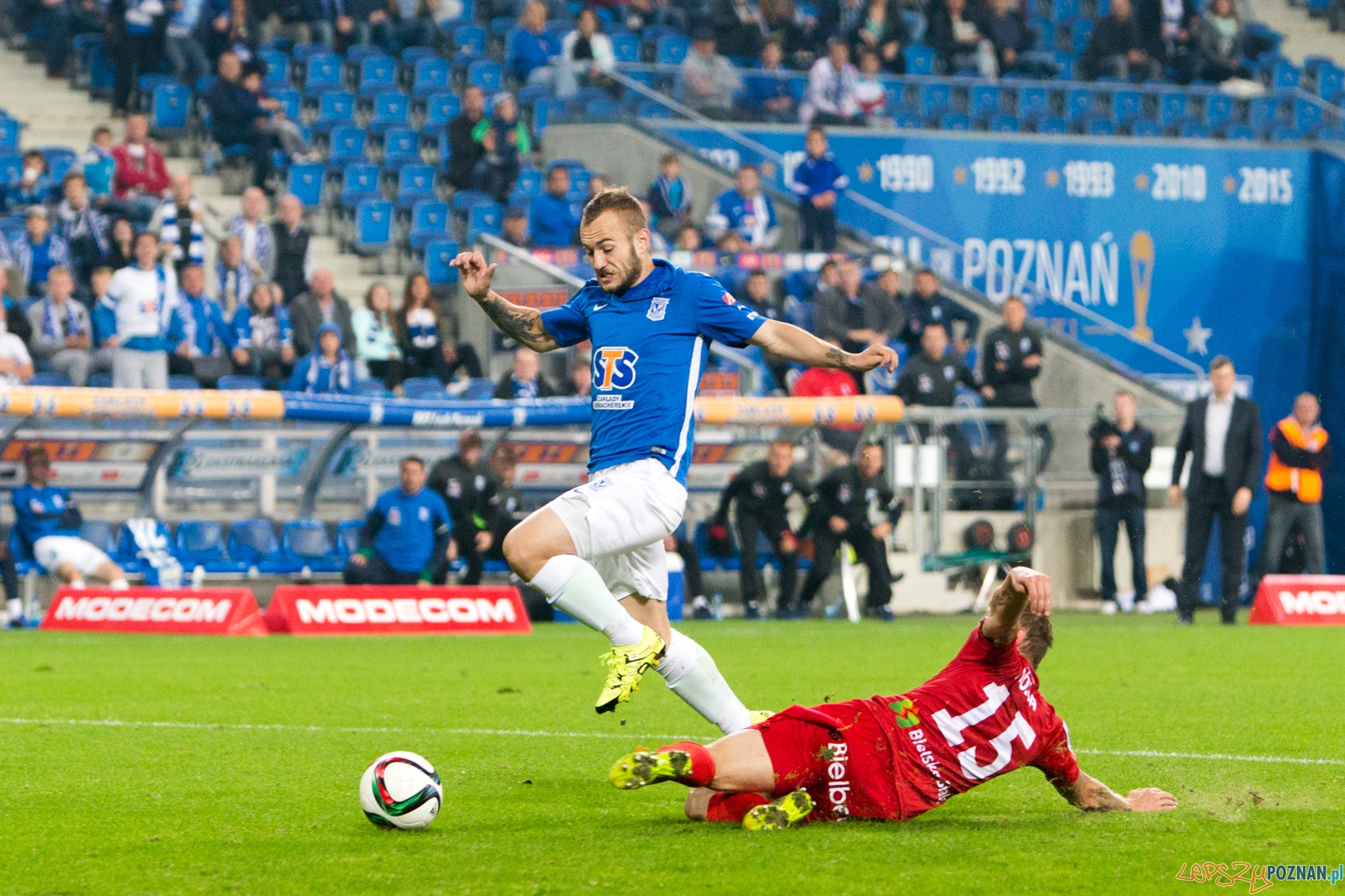 8. kolejka T-Mobile Ekstraklasy - Lech Poznań - Podbeskidzie Bi Foto: lepszyPOZNAN.pl / Piotr Rychter 8. kolejka T-Mobile Ekstraklasy - Lech Poznań - Podbeskidzie Bi Foto: lepszyPOZNAN.pl / Piotr Rychter