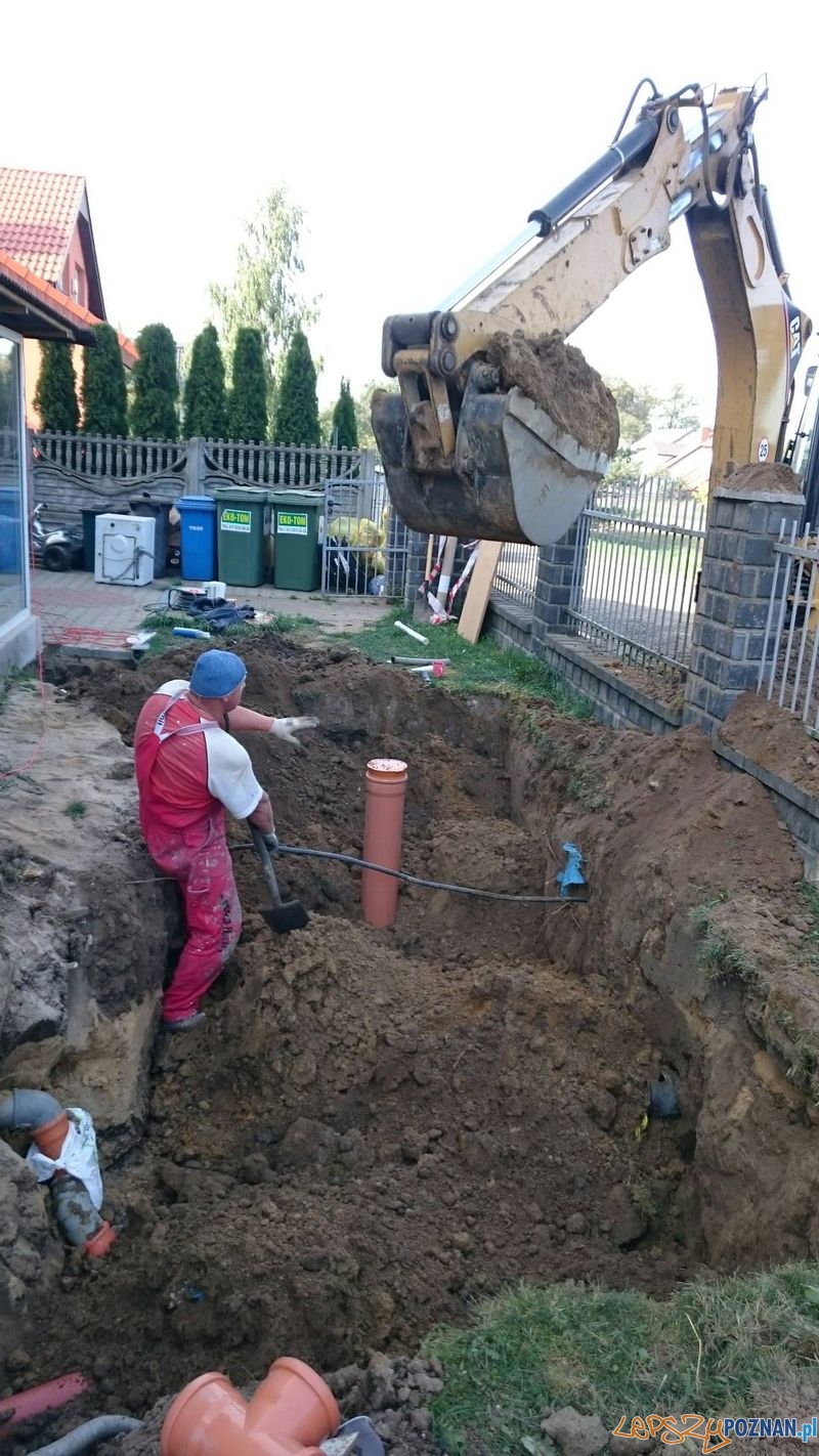 Prace przyłączeniowe na Piątkowie Foto: SM Prace przyłączeniowe na Piątkowie Foto: SM