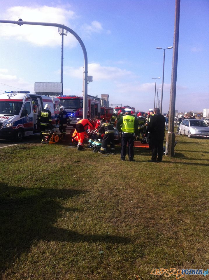 To był poważny wypadek Foto: Pomoc Drogowa EuroHol Poznań To był poważny wypadek Foto: Pomoc Drogowa EuroHol Poznań