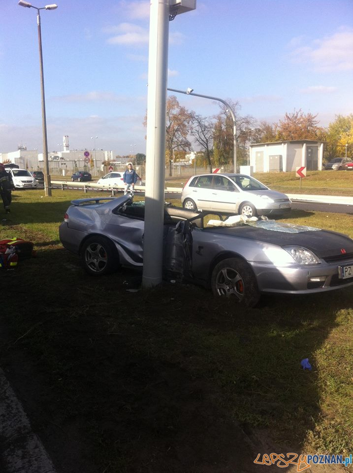 To był poważny wypadek Foto: Pomoc Drogowa EuroHol Poznań To był poważny wypadek Foto: Pomoc Drogowa EuroHol Poznań