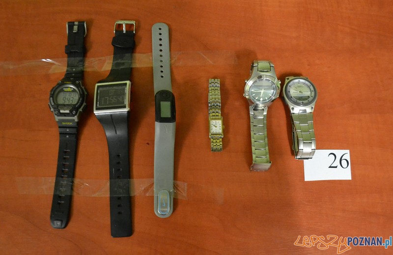 Przedmioty odzyskane od złodziei Foto: Przedmioty odzyskane od złodziei Foto: