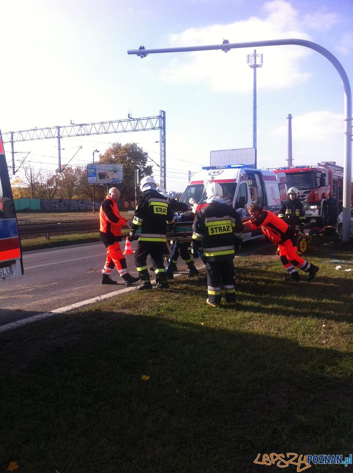 To był poważny wypadek Foto: Pomoc Drogowa EuroHol Poznań To był poważny wypadek Foto: Pomoc Drogowa EuroHol Poznań