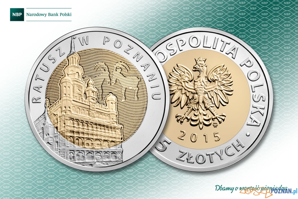 Moneta Ratusz w Poznaniu Foto: NBP / studiowojewodzki Moneta Ratusz w Poznaniu Foto: NBP / studiowojewodzki