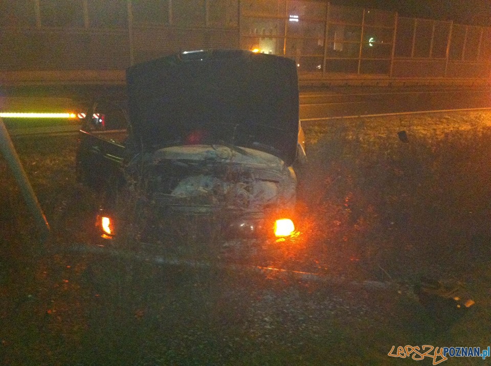 Wypadek na Głogowskiej Foto: Pomoc Drogowa EuroHol Wypadek na Głogowskiej Foto: Pomoc Drogowa EuroHol