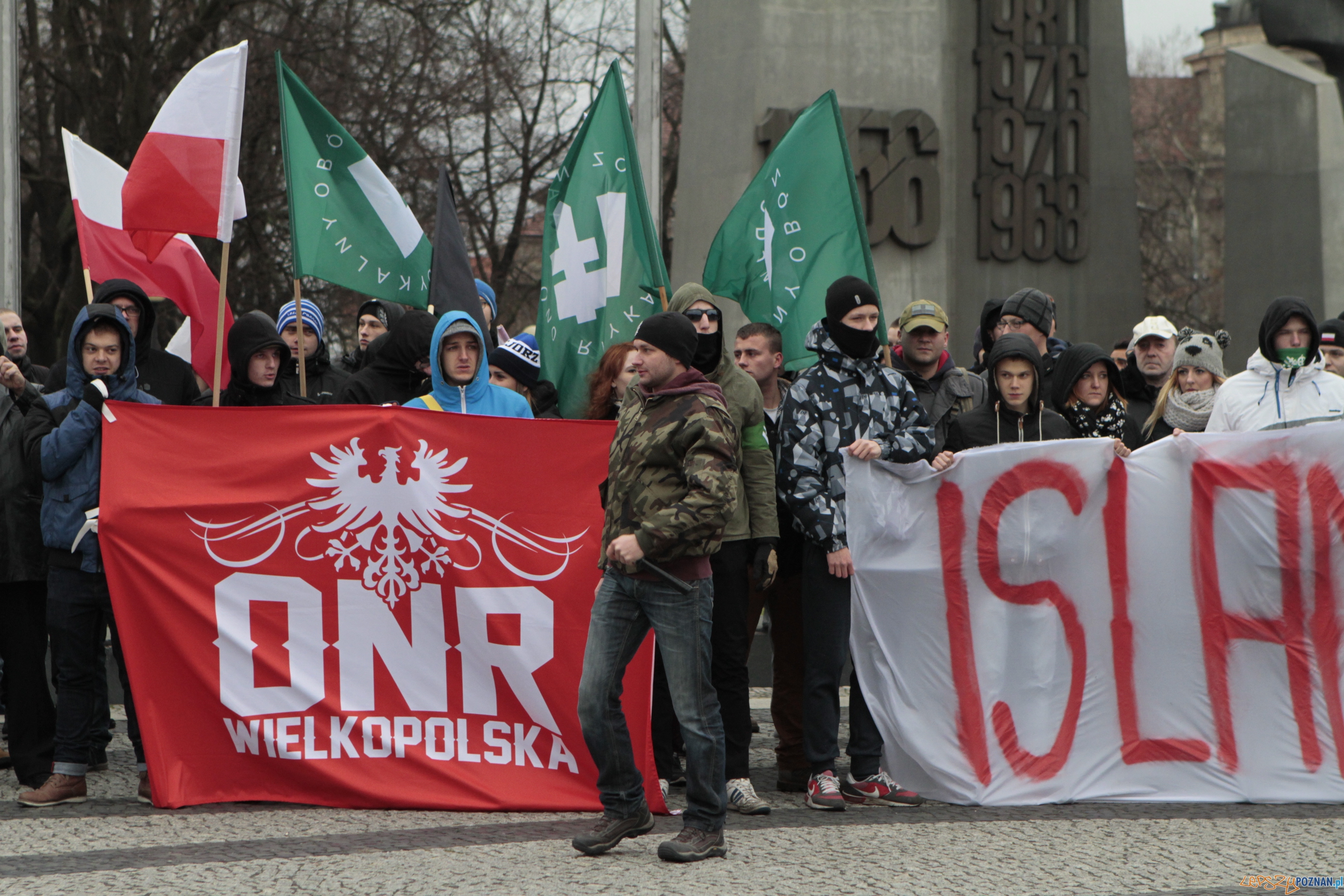 Manifestacja ONR Foto: lepszyPOZNAN.pl / Paweł Rychter Manifestacja ONR Foto: lepszyPOZNAN.pl / Paweł Rychter