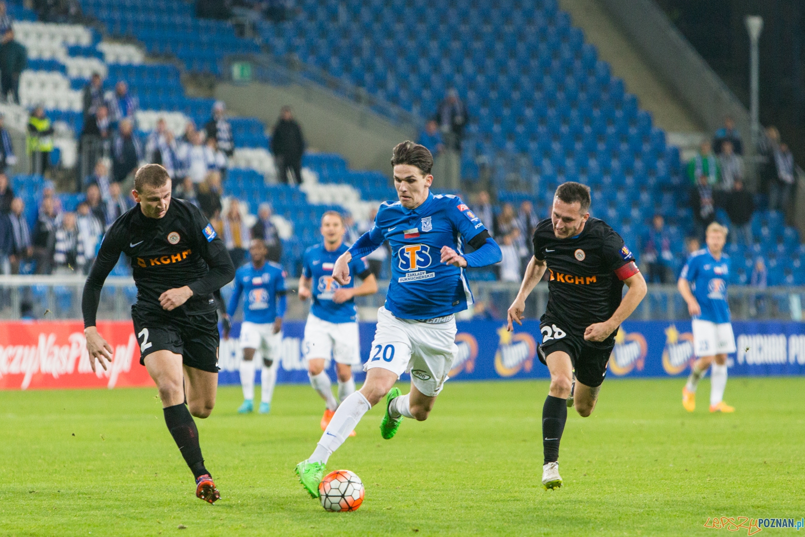 Mecz rewanżowy 1/4 finału Pucharu Polski - Lech Poznań - Zag Foto: lepszyPOZNAN.pl / Piotr Rychter Mecz rewanżowy 1/4 finału Pucharu Polski - Lech Poznań - Zag Foto: lepszyPOZNAN.pl / Piotr Rychter