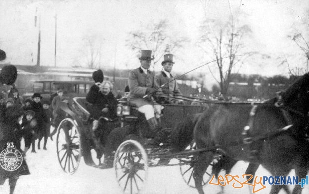 Przyjazd Ignacego Paderewskiego do Poznania Foto: Przyjazd Ignacego Paderewskiego do Poznania Foto:
