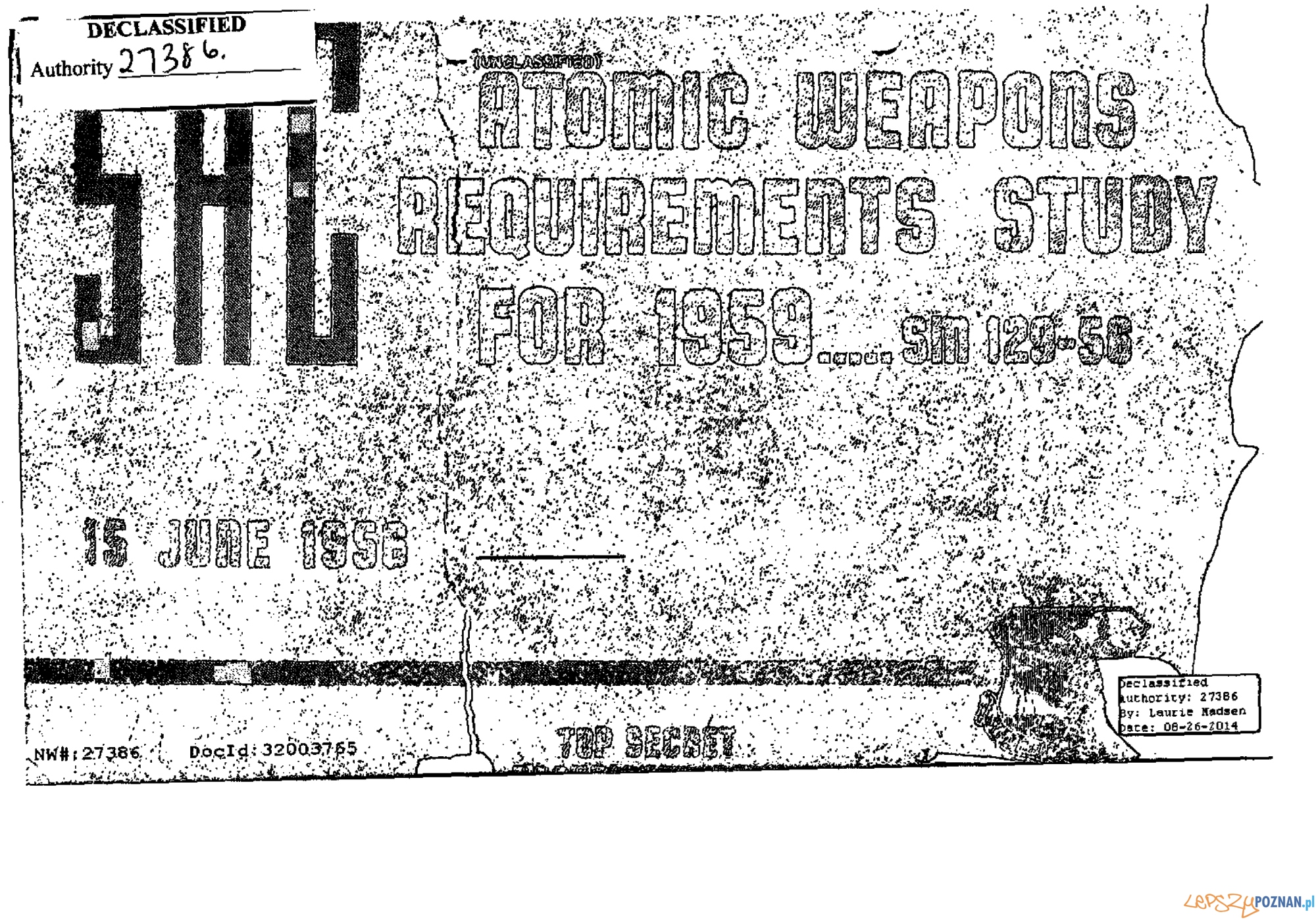 Strona tytułowa Listy Celi Nuklearnych Foto: nsarchive.gwu.edu Strona tytułowa Listy Celi Nuklearnych Foto: nsarchive.gwu.edu