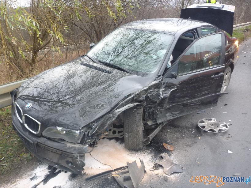 Zderzenie na ul. Gdyńskiej Foto: st.str. Piotr Wasik Zderzenie na ul. Gdyńskiej Foto: st.str. Piotr Wasik