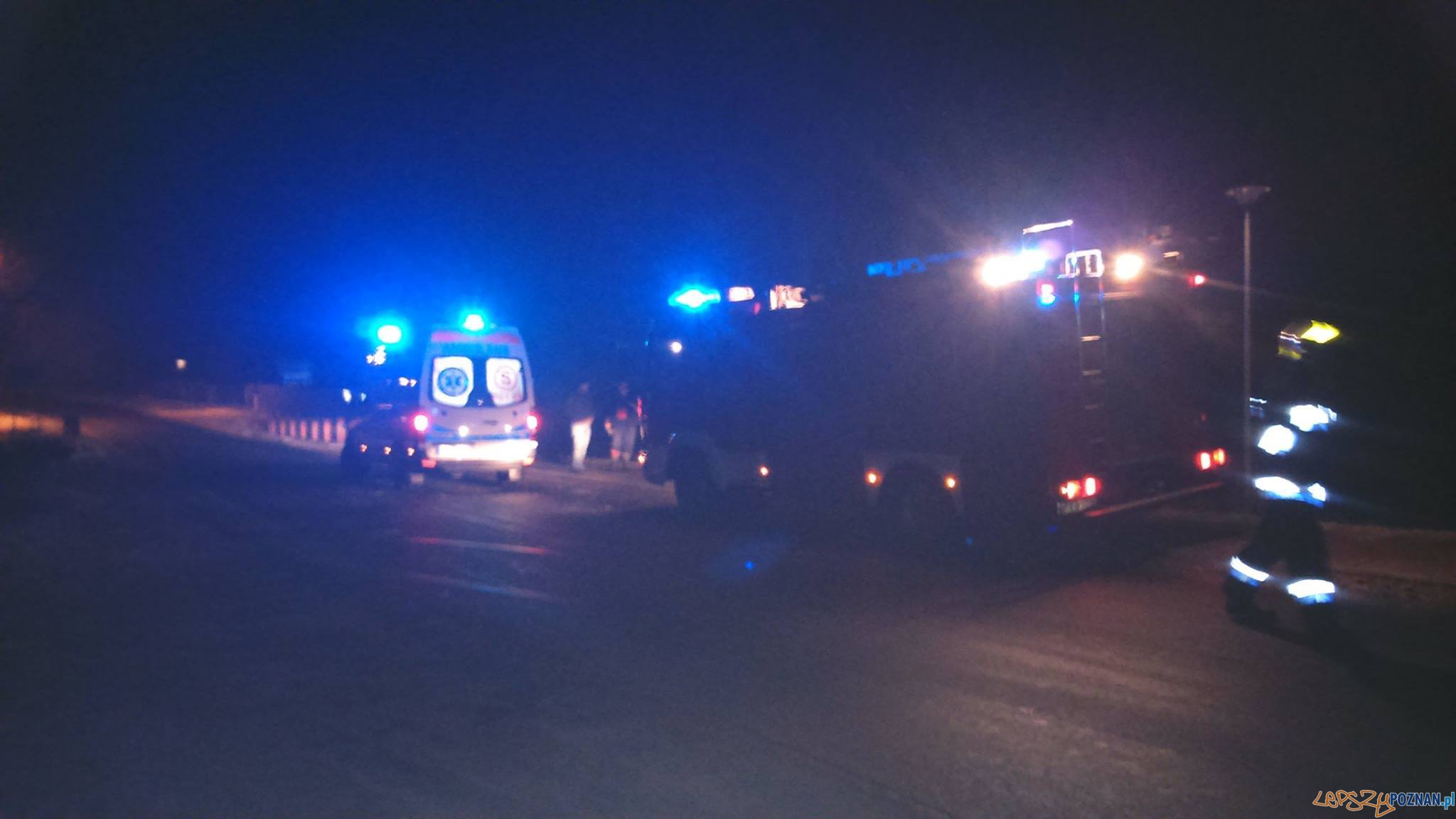 O włos od tragedii Foto: OSP Skoki / M. Michalak, T. Przykucki O włos od tragedii Foto: OSP Skoki / M. Michalak, T. Przykucki