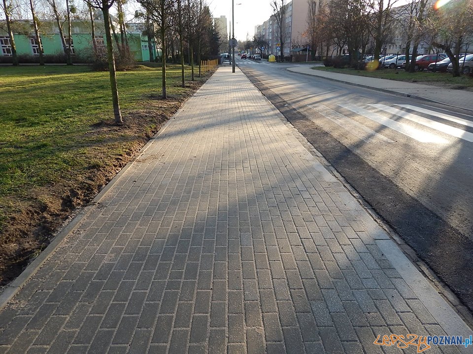 Nowe chodniki na Ratajach Foto: Rada Osiedla Rataje / Artur Gumny Nowe chodniki na Ratajach Foto: Rada Osiedla Rataje / Artur Gumny