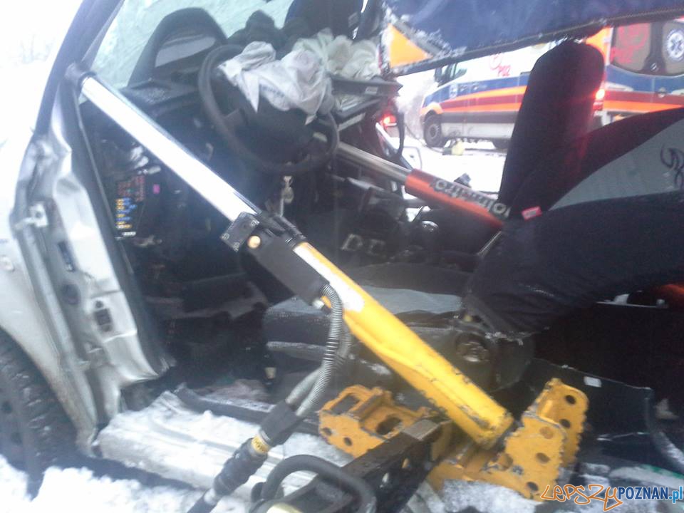 Tragiczny wypadek w Dymaczewie Starym Foto: OSP Mosina Tragiczny wypadek w Dymaczewie Starym Foto: OSP Mosina