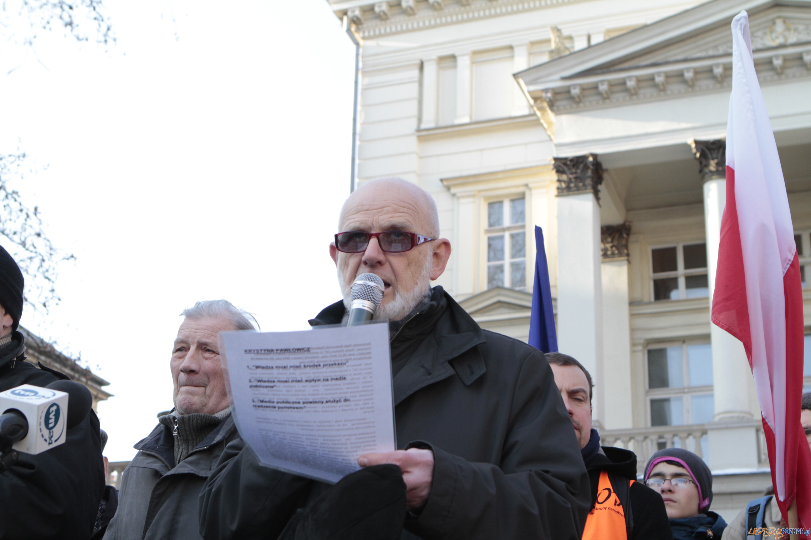 Szybka migawka - protest w obronie mediów Foto: LepszyPOZNAN.pl / Pawel Rychter Szybka migawka - protest w obronie mediów Foto: LepszyPOZNAN.pl / Pawel Rychter