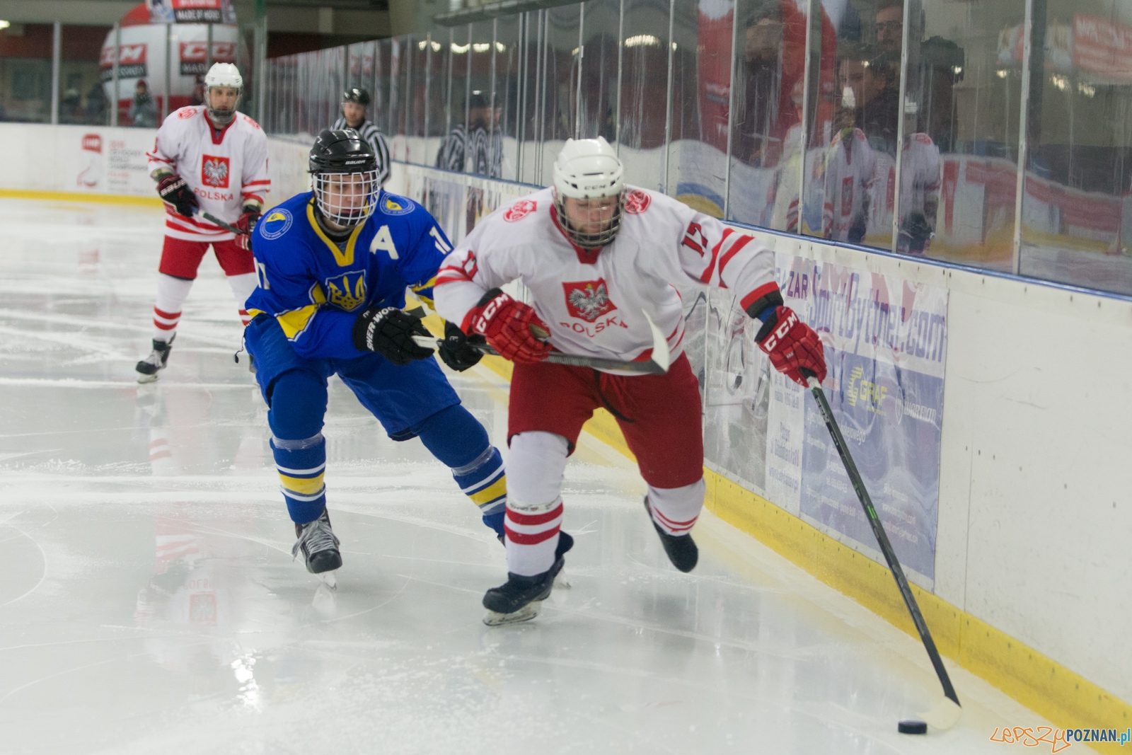 Międzynarodowy turniej hokeja na lodzie U18 (Polska - Ukraina) Foto: lepszyPOZNAN.pl / Piotr Rychter Międzynarodowy turniej hokeja na lodzie U18 (Polska - Ukraina) Foto: lepszyPOZNAN.pl / Piotr Rychter