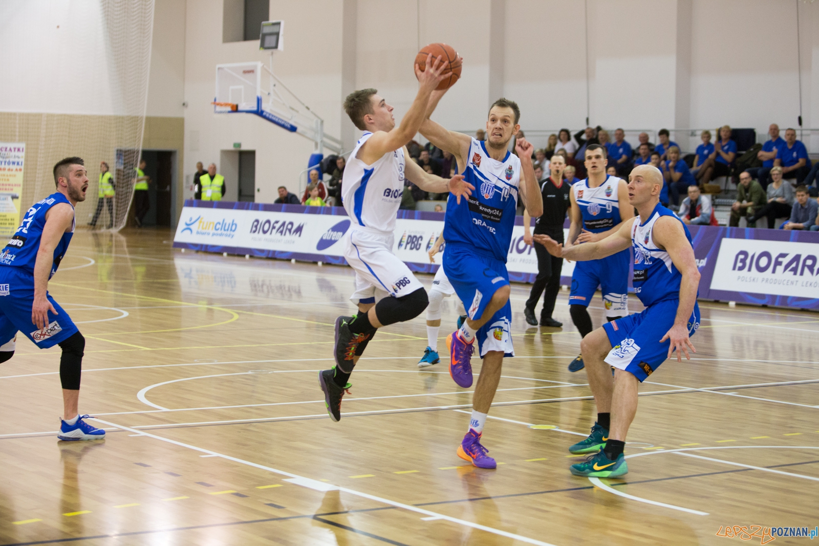 1 Liga Mężczyzn: Biofarm Basket Poznań - Meritumkredyt Pogoń Foto: lepszyPOZNAN.pl / Piotr Rychter 1 Liga Mężczyzn: Biofarm Basket Poznań - Meritumkredyt Pogoń Foto: lepszyPOZNAN.pl / Piotr Rychter