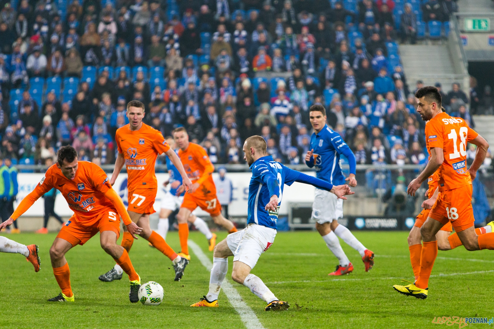 22. kolejka Ekstraklasy Lech Poznań - Termalica Bruk-Bet Niecie Foto: lepszyPOZNAN.pl / Piotr Rychter 22. kolejka Ekstraklasy Lech Poznań - Termalica Bruk-Bet Niecie Foto: lepszyPOZNAN.pl / Piotr Rychter
