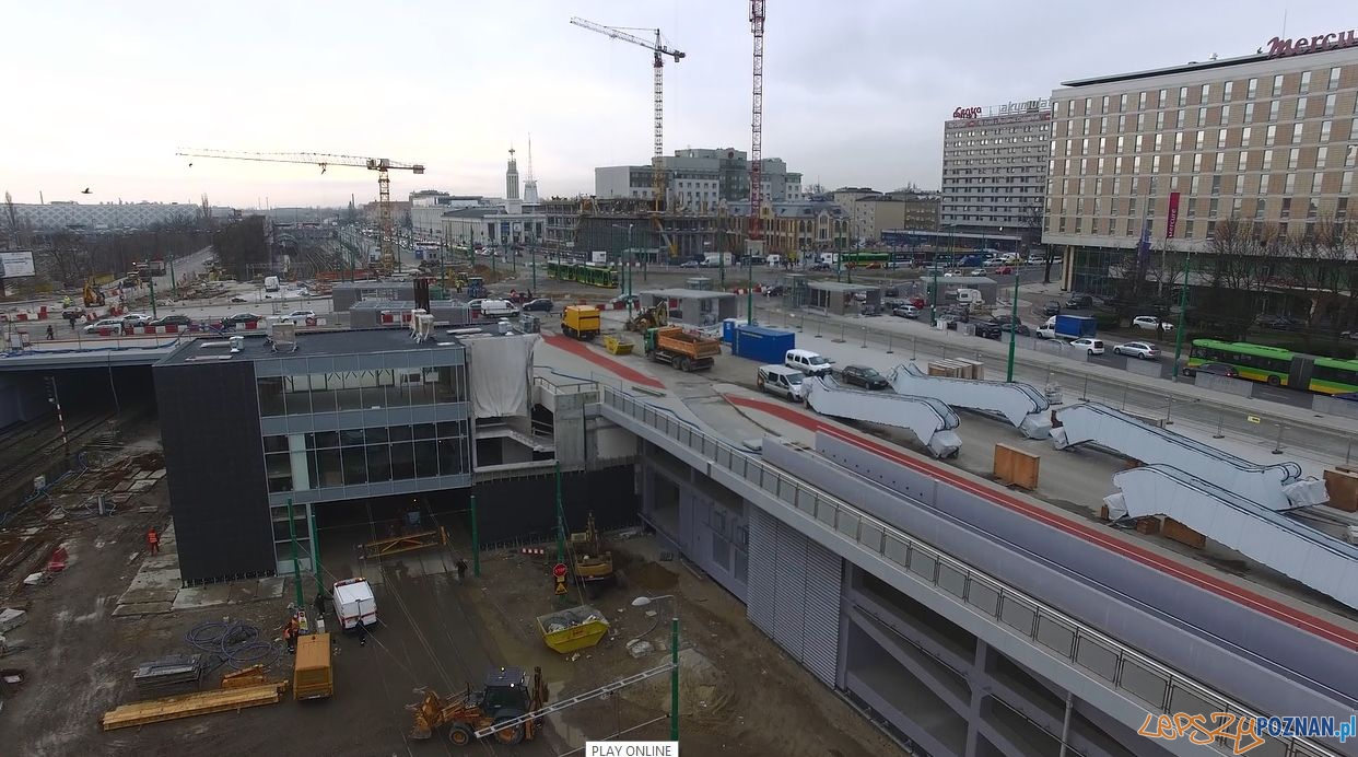 Budowa Kaponiery z drona Foto: PIM Budowa Kaponiery z drona Foto: PIM