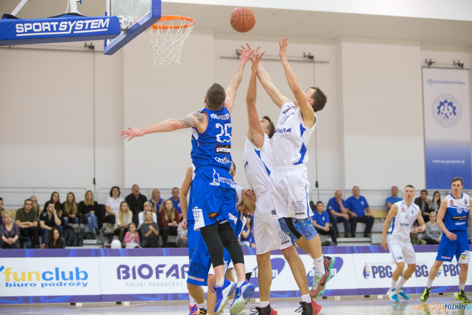 1 Liga Mężczyzn: Biofarm Basket Poznań - Meritumkredyt Pogoń Foto: lepszyPOZNAN.pl / Piotr Rychter 1 Liga Mężczyzn: Biofarm Basket Poznań - Meritumkredyt Pogoń Foto: lepszyPOZNAN.pl / Piotr Rychter