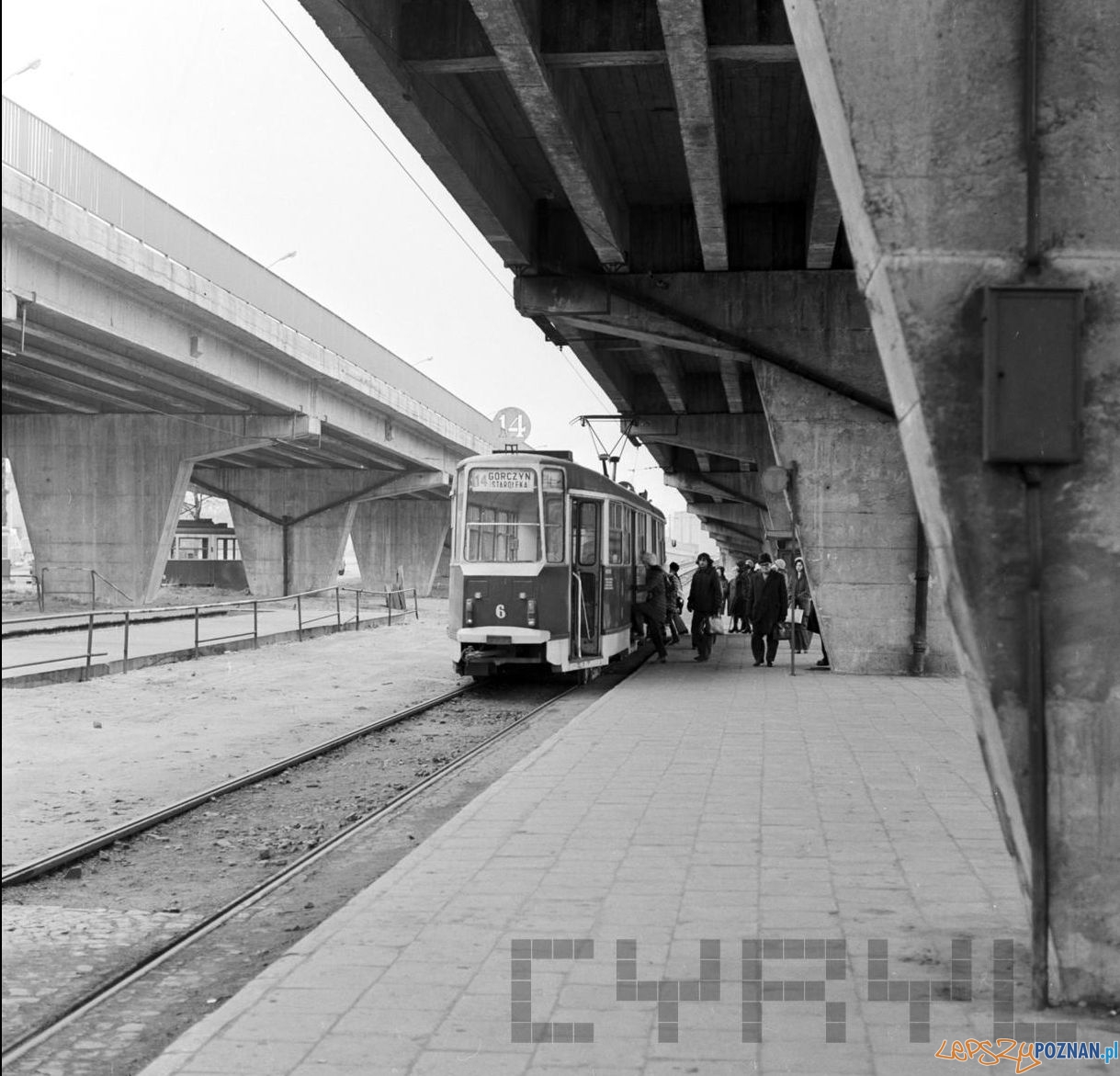 Pętla na Górczynie - 1973 r.  Foto: Stanisław Wiktor  / Cyryl 