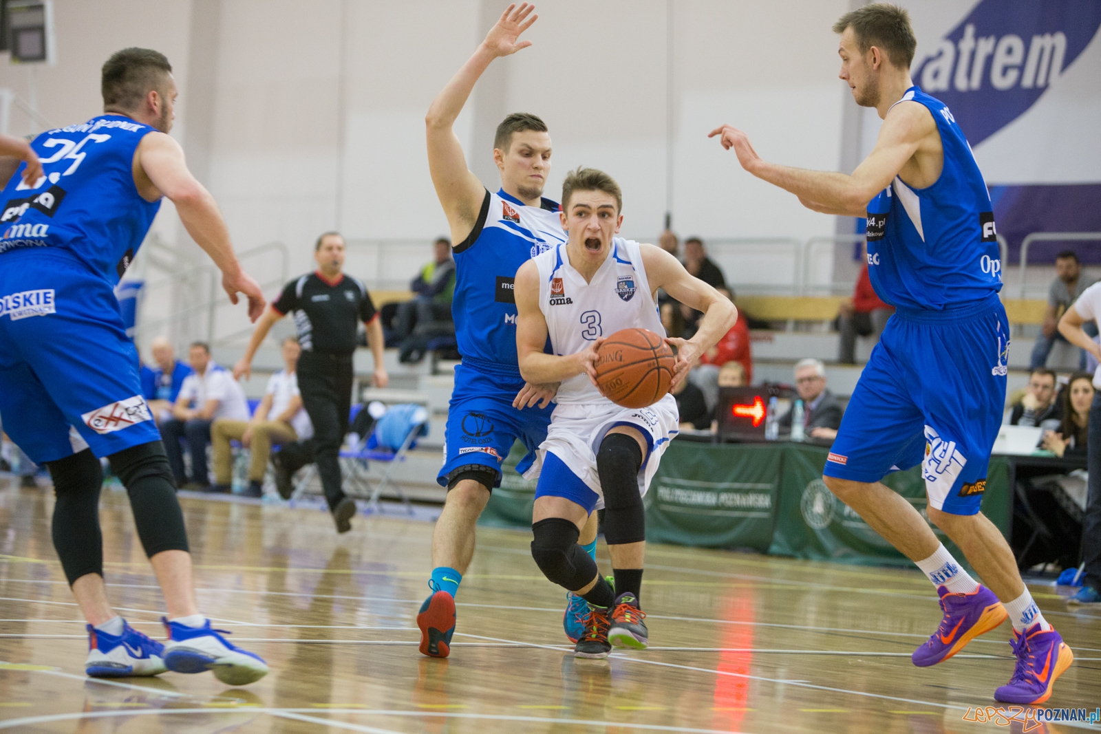 1 Liga Mężczyzn: Biofarm Basket Poznań - Meritumkredyt Pogoń Foto: lepszyPOZNAN.pl / Piotr Rychter 1 Liga Mężczyzn: Biofarm Basket Poznań - Meritumkredyt Pogoń Foto: lepszyPOZNAN.pl / Piotr Rychter
