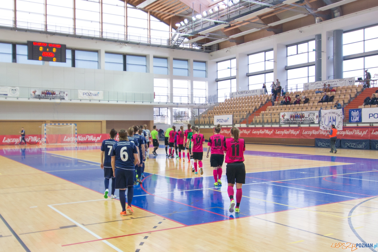 Finał Ekstraklasy: AZS UAM Poznań - UJ Kraków Foto: lepszyPOZNAN.pl / Piotr Rychter Finał Ekstraklasy: AZS UAM Poznań - UJ Kraków Foto: lepszyPOZNAN.pl / Piotr Rychter