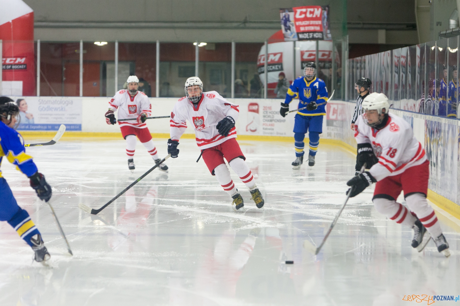Międzynarodowy turniej hokeja na lodzie U18 (Polska - Ukraina) Foto: lepszyPOZNAN.pl / Piotr Rychter Międzynarodowy turniej hokeja na lodzie U18 (Polska - Ukraina) Foto: lepszyPOZNAN.pl / Piotr Rychter