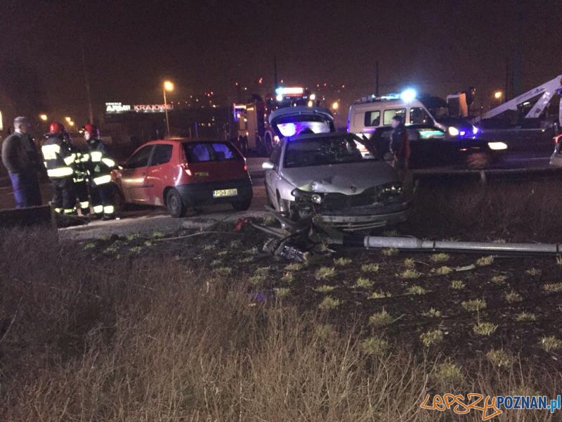 Ranni w wypadku na Starołęce Foto: EuroHol Ranni w wypadku na Starołęce Foto: EuroHol