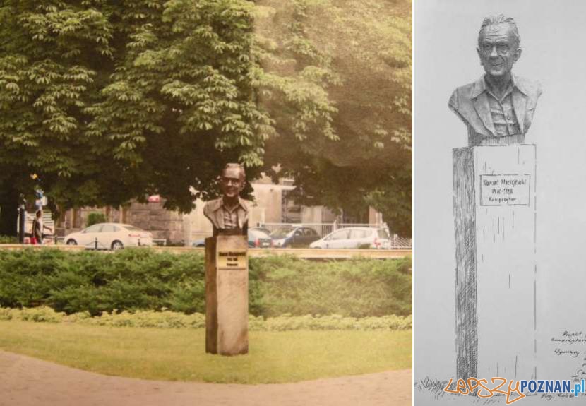 Koncepcja pomnika Romana Maciejewskiego Foto: UMP Koncepcja pomnika Romana Maciejewskiego Foto: UMP