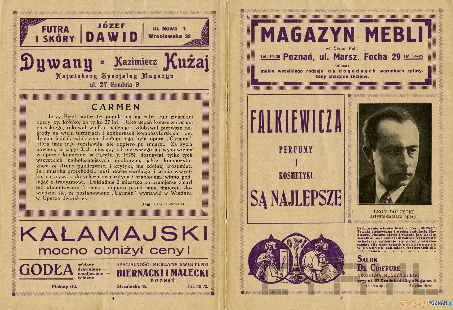 Program opery Carmen w Teatrze Wielkim sezon 1937-38 Teatr Wielki Cyryl (2) Foto: Teatr Wielki / Cyryl Program opery Carmen w Teatrze Wielkim sezon 1937-38 Teatr Wielki Cyryl (2) Foto: Teatr Wielki / Cyryl
