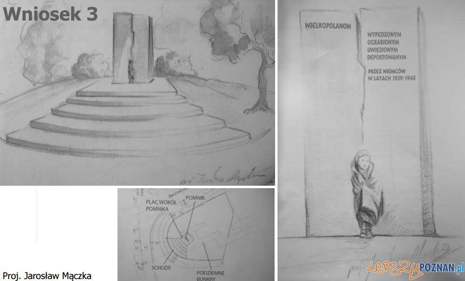 Koncepcja pomnika Wypędzonych Wielkopolan Foto: UMP Koncepcja pomnika Wypędzonych Wielkopolan Foto: UMP