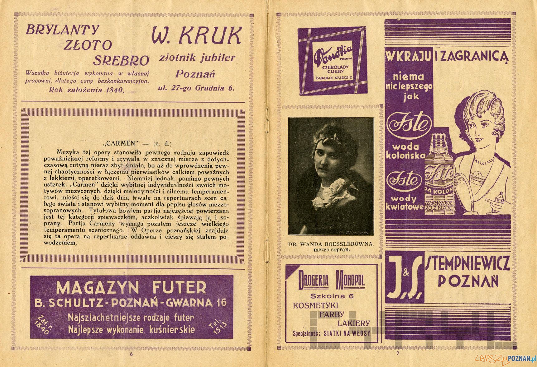 Program opery Carmen w Teatrze Wielkim sezon 1937-38 Teatr Wielki Cyryl (3) Foto: Teatr Wielki / Cyryl Program opery Carmen w Teatrze Wielkim sezon 1937-38 Teatr Wielki Cyryl (3) Foto: Teatr Wielki / Cyryl